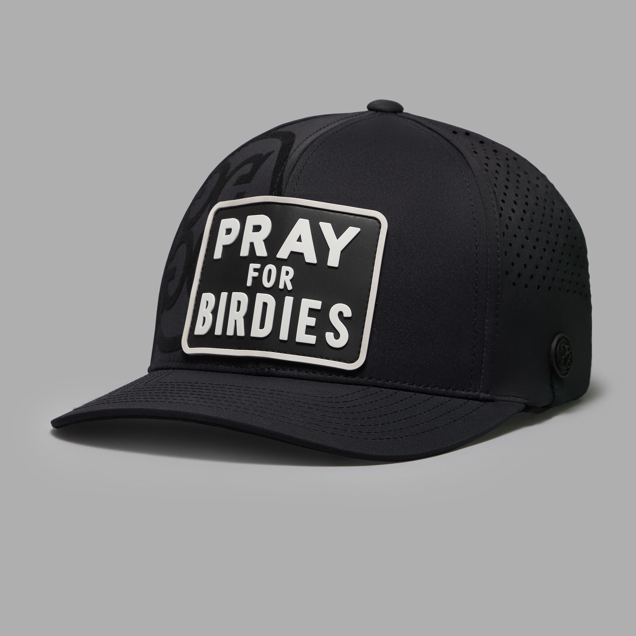 PRAY FOR BIRDIES PATCH PERFORATED DELTA HAT |MEN'S HATS | G/FORE