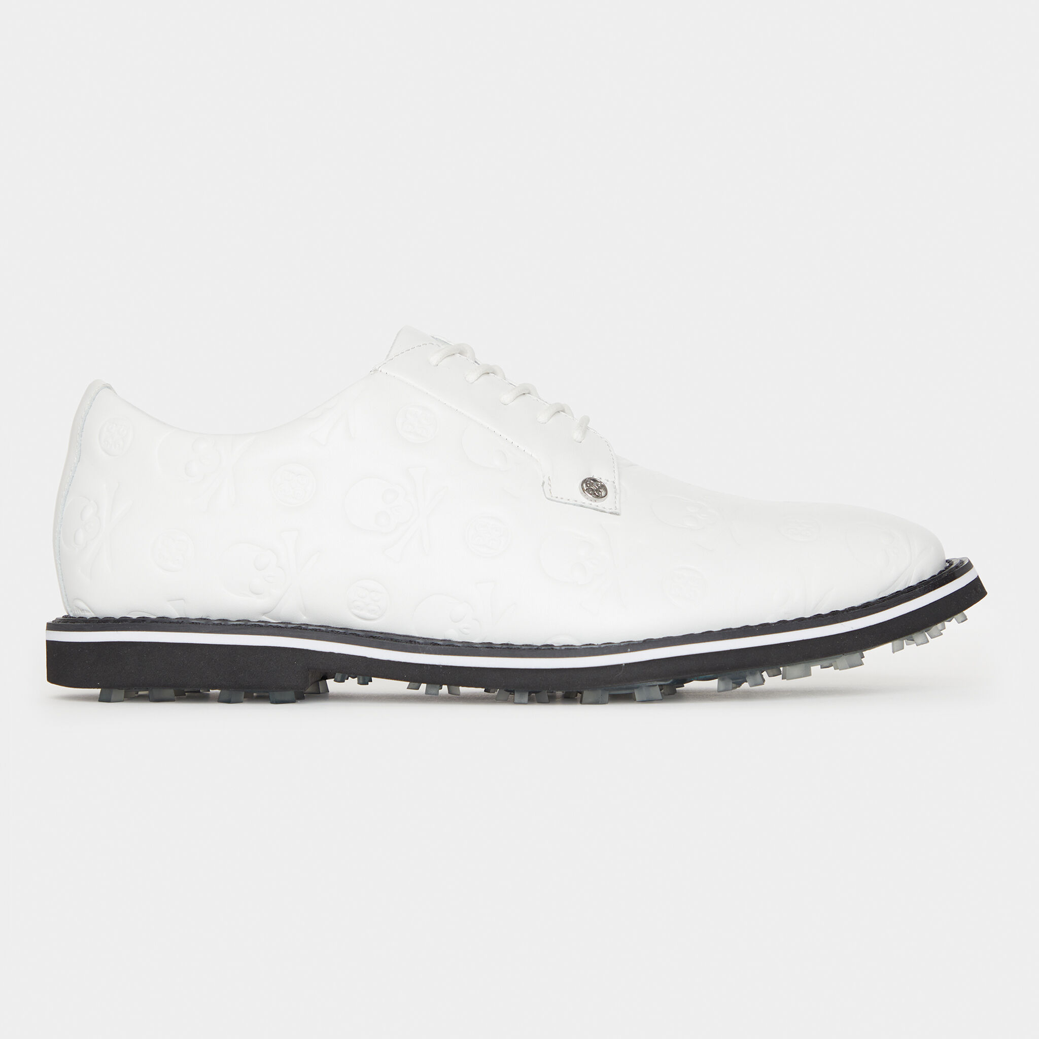 MEN S GALLIVANTER DEBOSSED SKULL TEES LEATHER GOLF SHOE MEN S GOLF SHOES G FORE