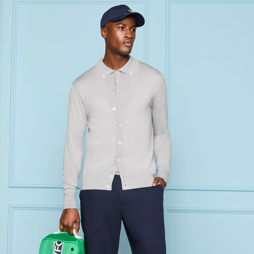 LTD RELEASE MERINO WOOL KNIT CARDIGAN image number 2