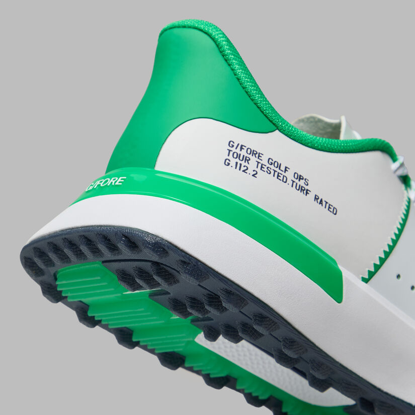 WOMEN'S LTD RELEASE G.112 SADDLE STRIPE KILTIE GOLF SHOE image number 2