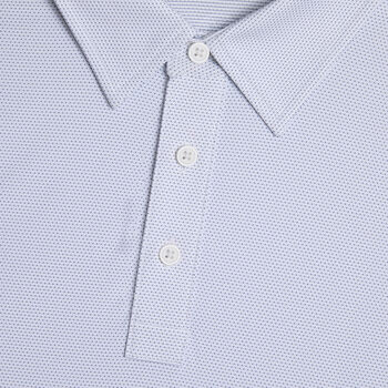 FINE STRETCH JACQUARD POLO