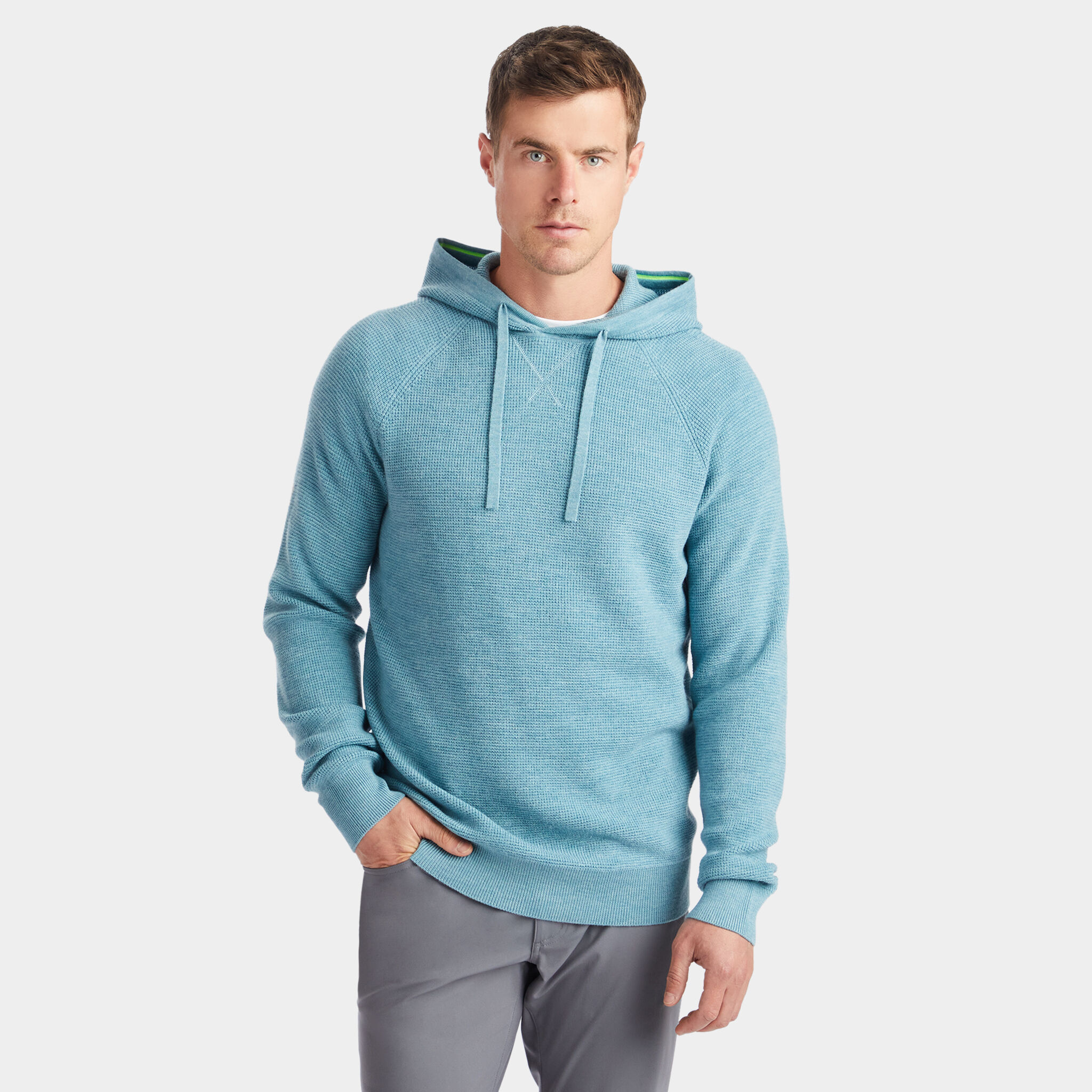Merino wool hooded sweatshirt sale