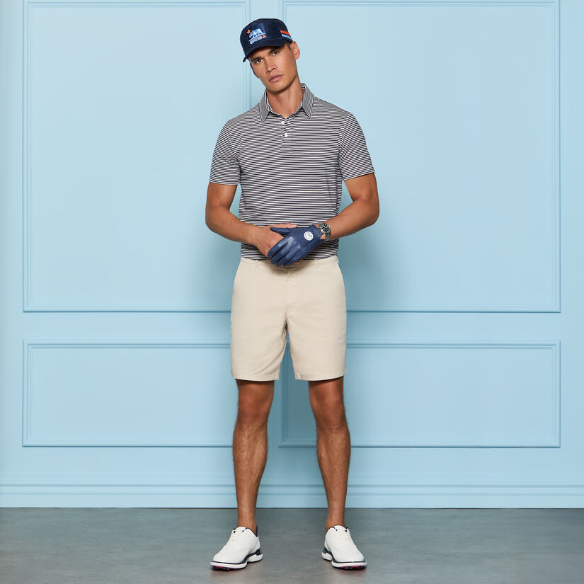 ALL PLAY STRIPE STRETCH KNIT POLO image number 2