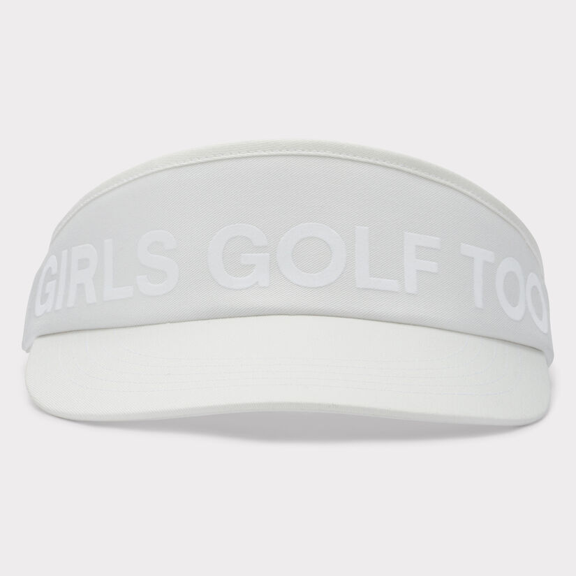 WOMEN'S GIRLS GOLF TOO STRETCH TWILL VISOR – G/FORE