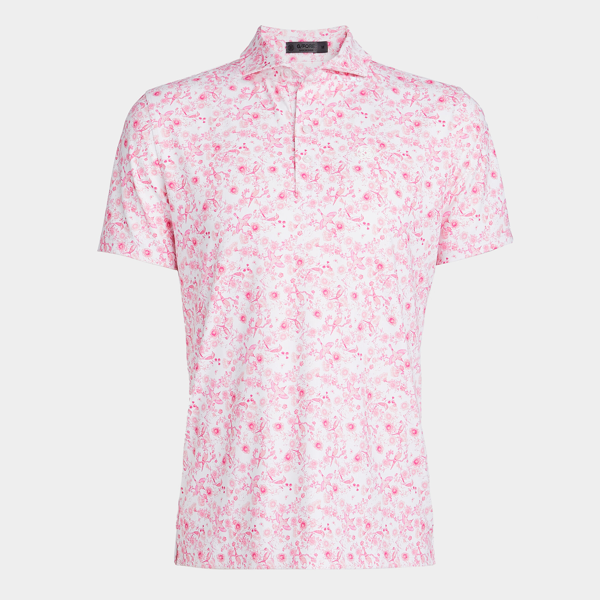 BOTANIC GARDEN TECH JERSEY MODERN SPREAD COLLAR POLO G FORE