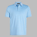 PERFORATED STRIPE JERSEY POLO image number 1