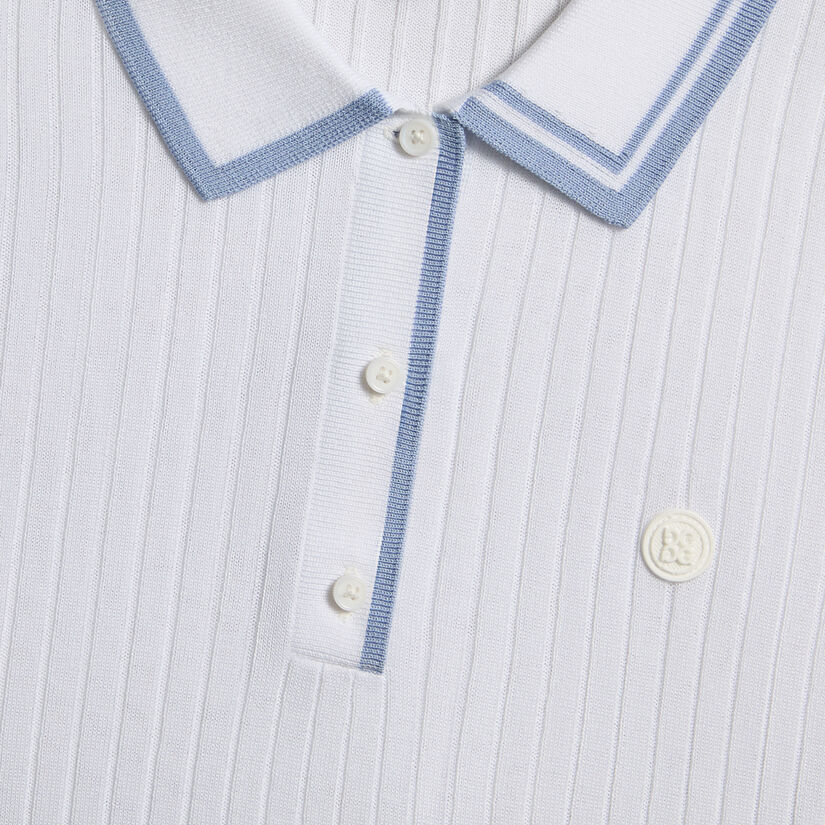 RIBBED KNIT JUMPER POLO image number 5