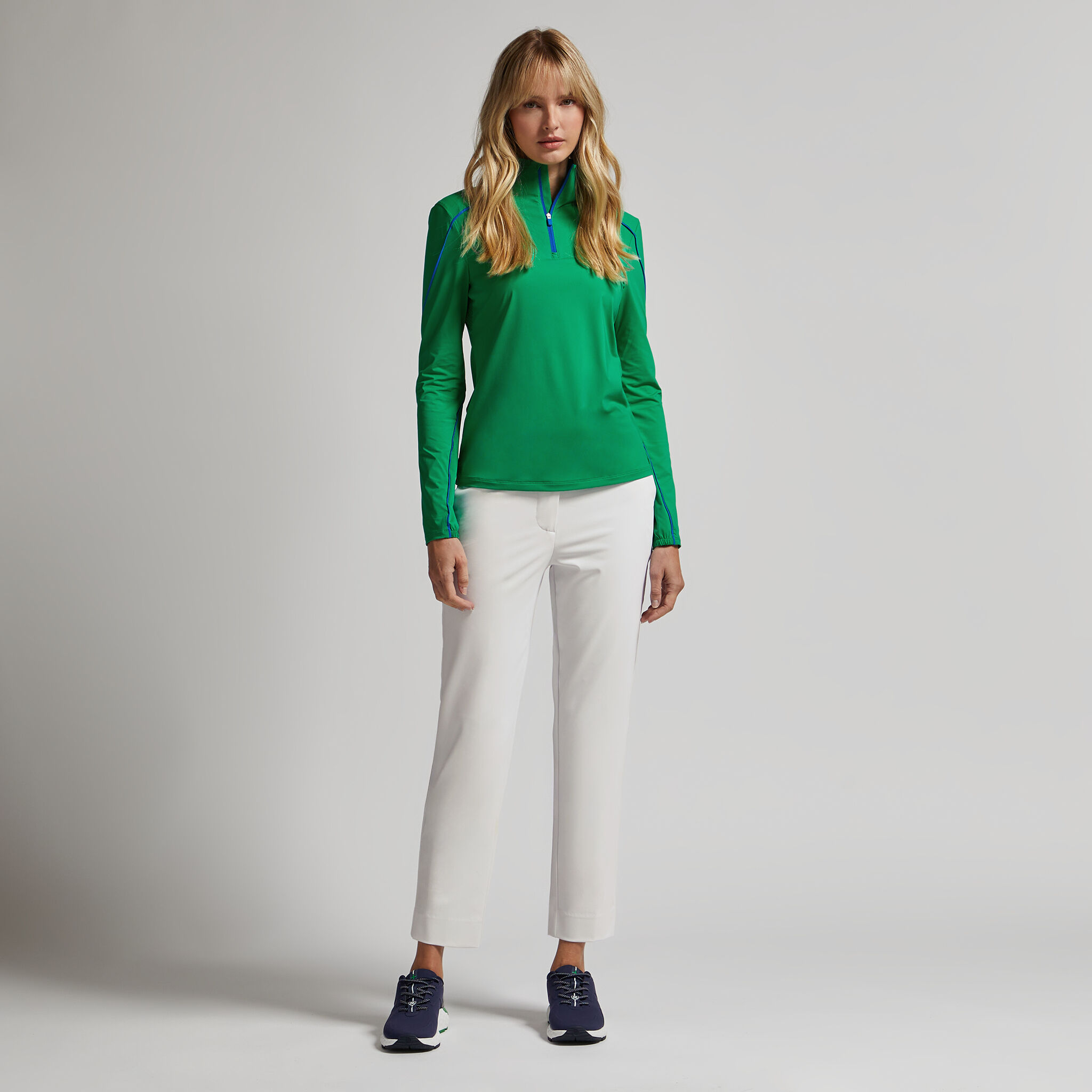 SUN SHIELD SILKY TECH NYLON QUARTER ZIP PULLOVER