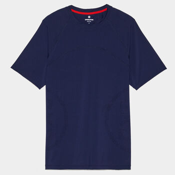 TECH NYLON SHORT SLEEVE PERFORATED CIRCLE G'S OPS SLIM FIT CREW