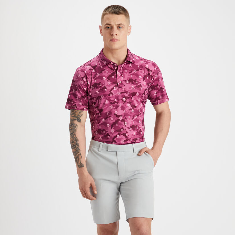 ICON CAMO TECH JERSEY SLIM FIT POLO image number 3