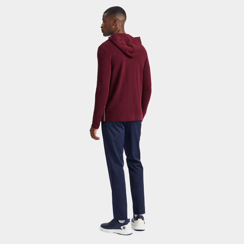 WAFFLE STITCH MERINO WOOL HOODED JUMPER MEN S JUMPERS G FORE