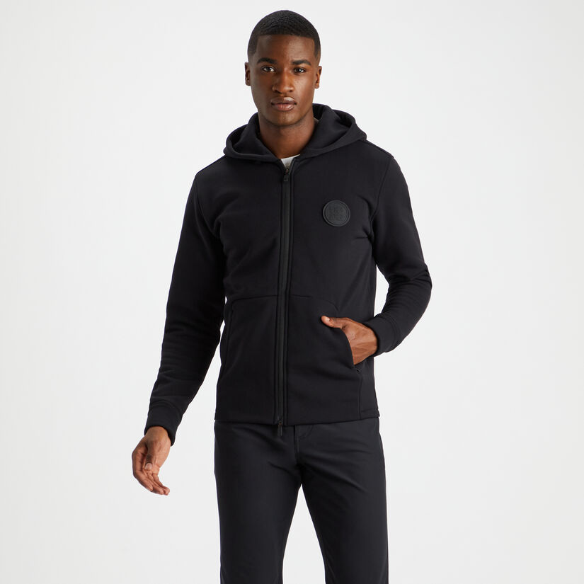 BLACKOUT POWERSTRETCH® PERFORMANCE JERSEY FULL ZIP HOODIE image number 3