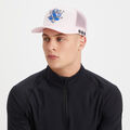 FLOAT LIKE A BUTTERFLY INTERLOCK KNIT TRUCKER HAT image number 6