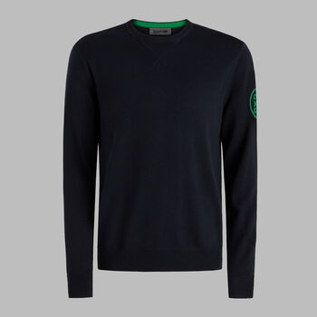 CIRCLE G'S MERINO WOOL CREWNECK JUMPER
