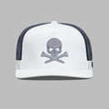 SILICONE SKULL & TEES TRUCKER HAT image number 4