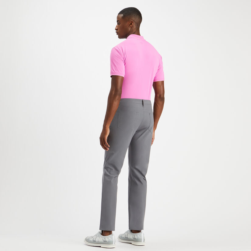 RIB COLLAR TECH JERSEY SLIM FIT POLO image number 5