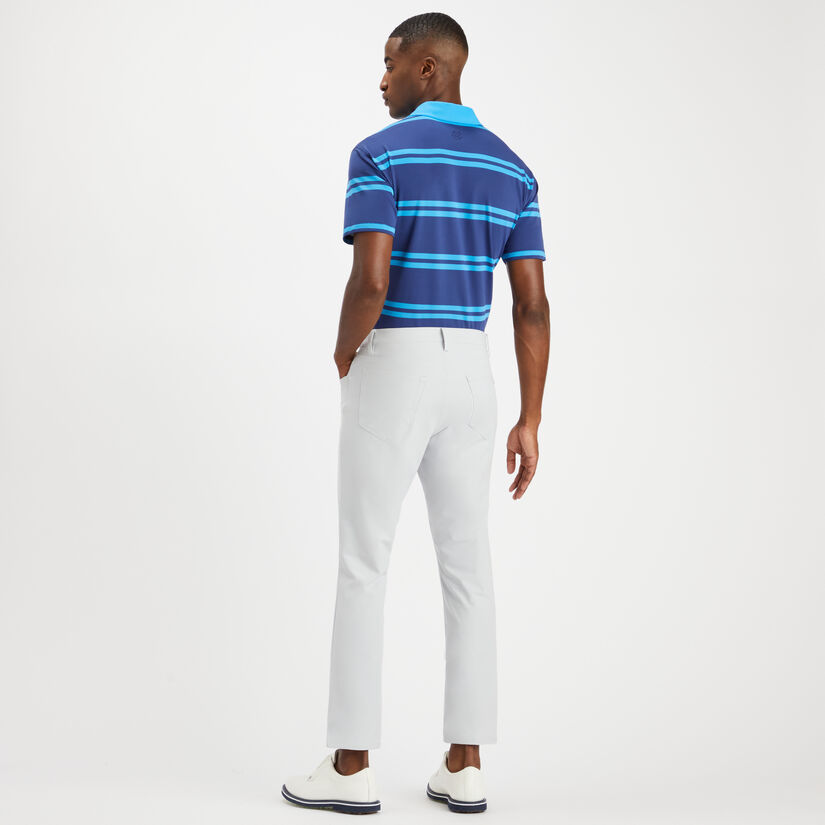OFFSET STRIPE TECH PIQUÉ SLIM FIT POLO image number 5