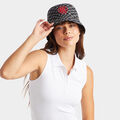 REVERSIBLE DISTORTED CHECK NYLON BUCKET HAT image number 9