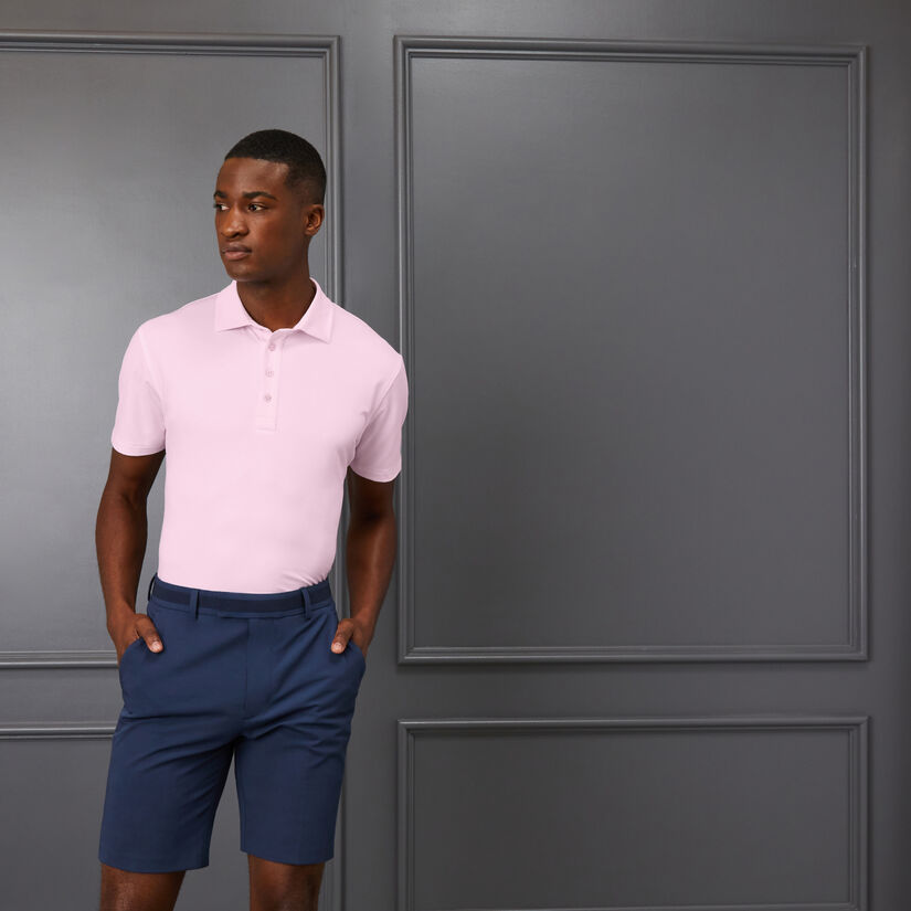 ABSTRACT SPIRAL TECH JERSEY SLIM FIT POLO image number 2