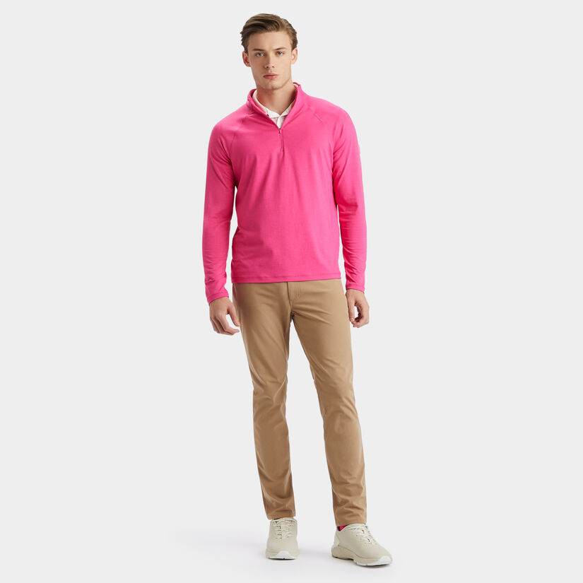 G/FORE 23SS MEN LUXE QUARTER ZIP MID LAYER