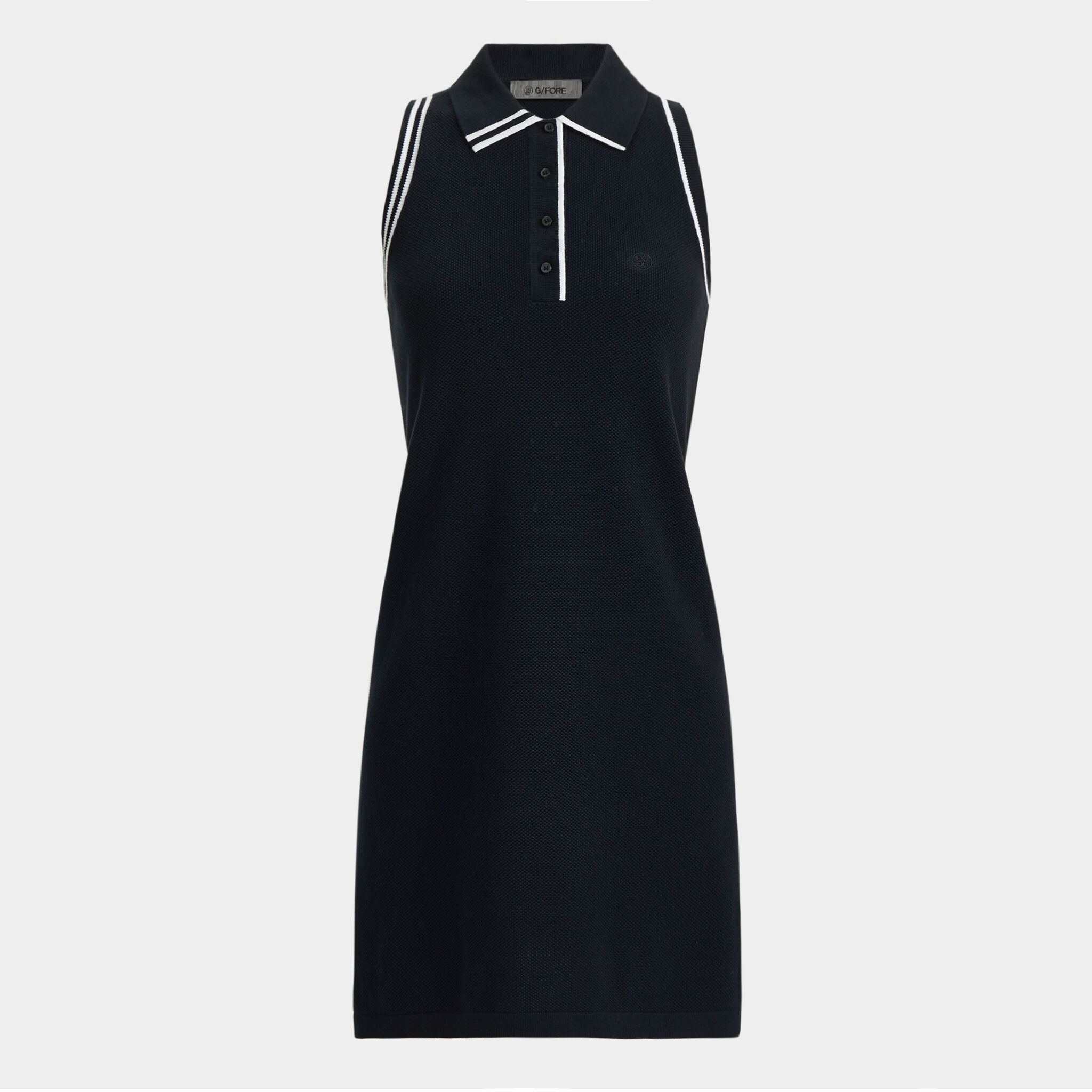 FULLY FASHIONED COTTON PIQUE SLEEVELESS POLO DRESS WOMEN S DRESSES G FORE