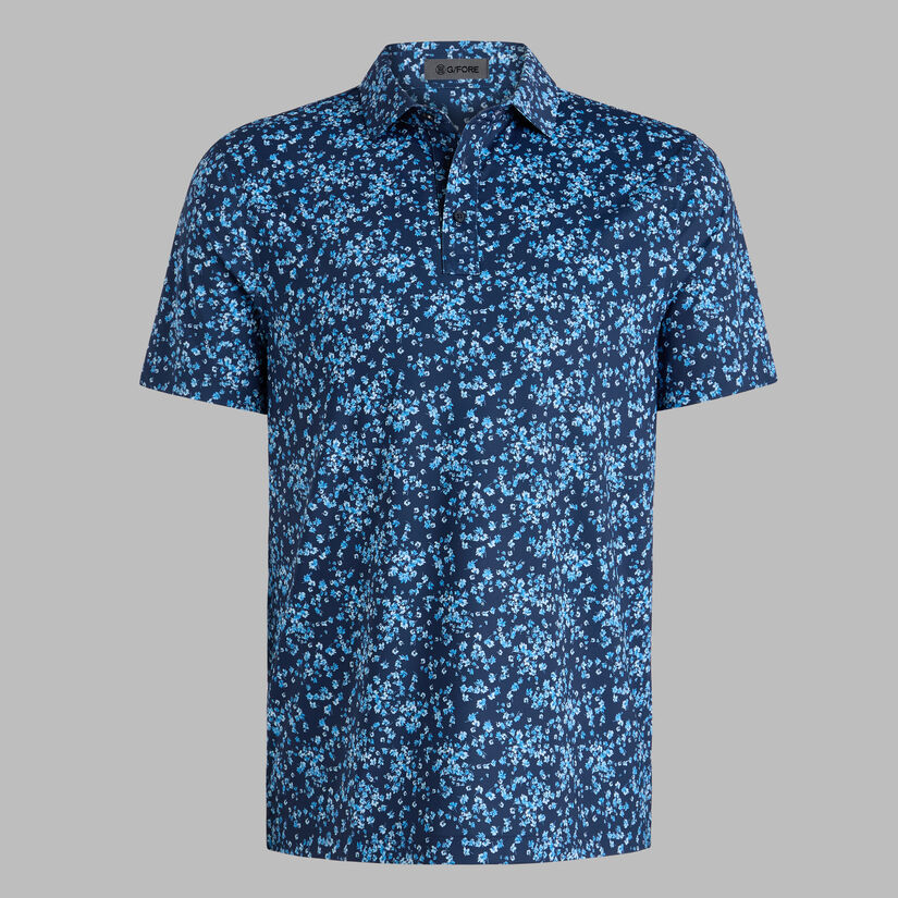 SCATTERED DITZY TECH JERSEY POLO image number 1