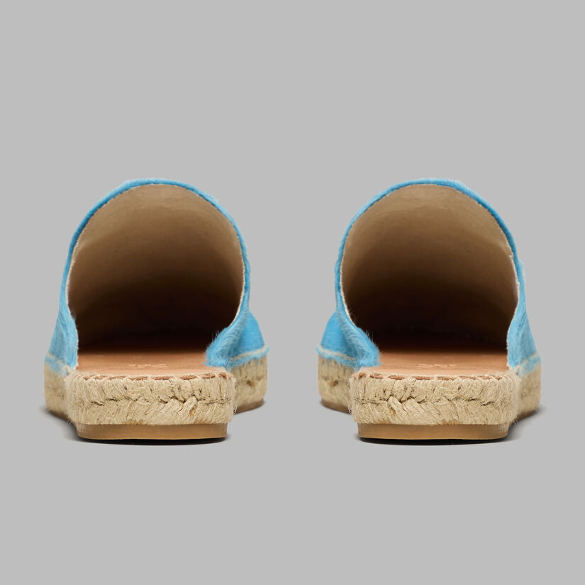 WOMEN'S METAL TEES PONY HAIR ESPADRILLE image number 5