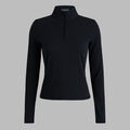 FITTED RIB 1/4 ZIP PULLOVER image number 1