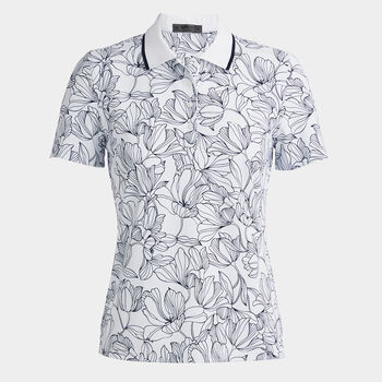 LIMITED EDITION RYDER CUP ROME 23 OUTLINE IRIS RIB COLLAR TECH PIQUÉ POLO