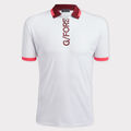 LOGO TECH PIQUÉ QUARTER ZIP SLIM FIT POLO image number 1