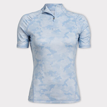ICON CAMO TECH JERSEY QUARTER ZIP PULLOVER