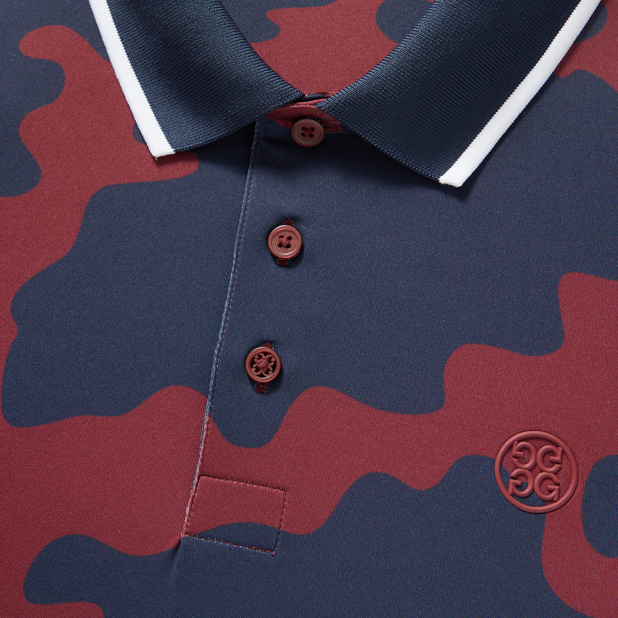 Moncler camo polo top