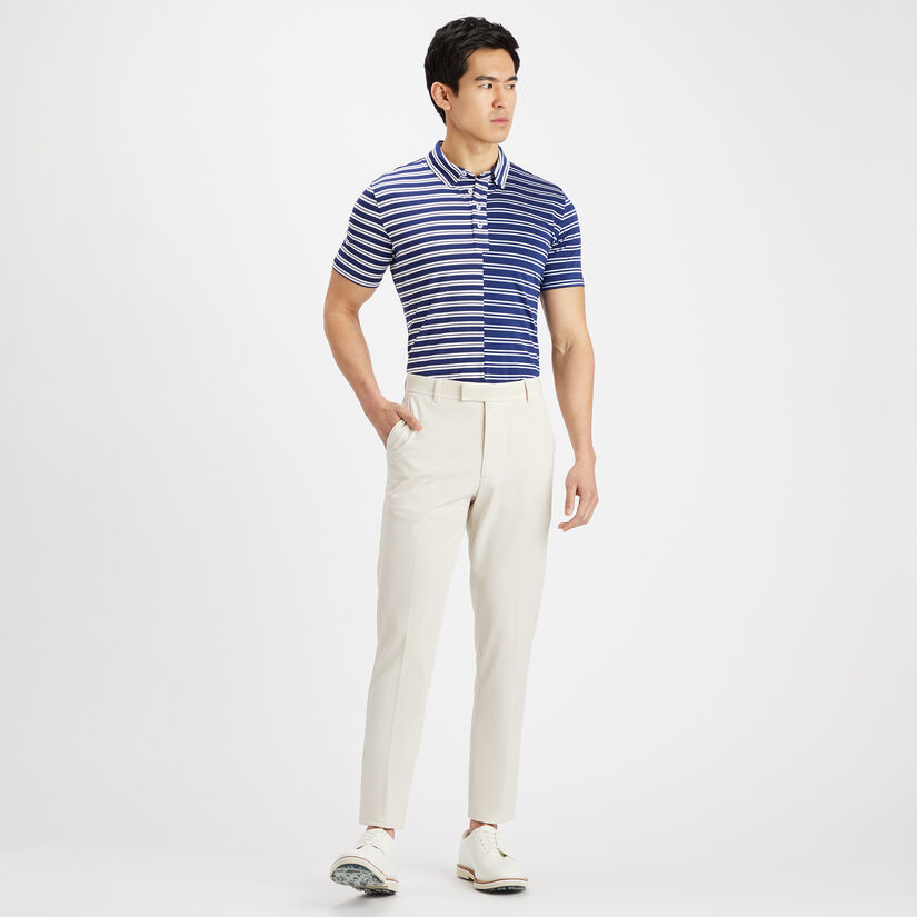 OFFSET STRIPE TECH JERSEY SLIM FIT POLO image number 4
