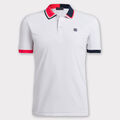 TWO TONE TECH JERSEY RIB COLLAR SLIM FIT POLO image number 1