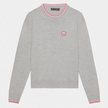 CIRCLE G'S RELAXED MERINO WOOL CREWNECK JUMPER