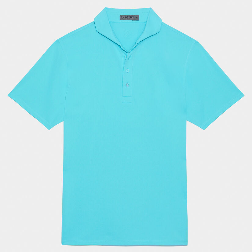 ESSENTIAL MODERN SPREAD COLLAR TECH PIQU&Eacute; TAILORED FIT POLO image number 1