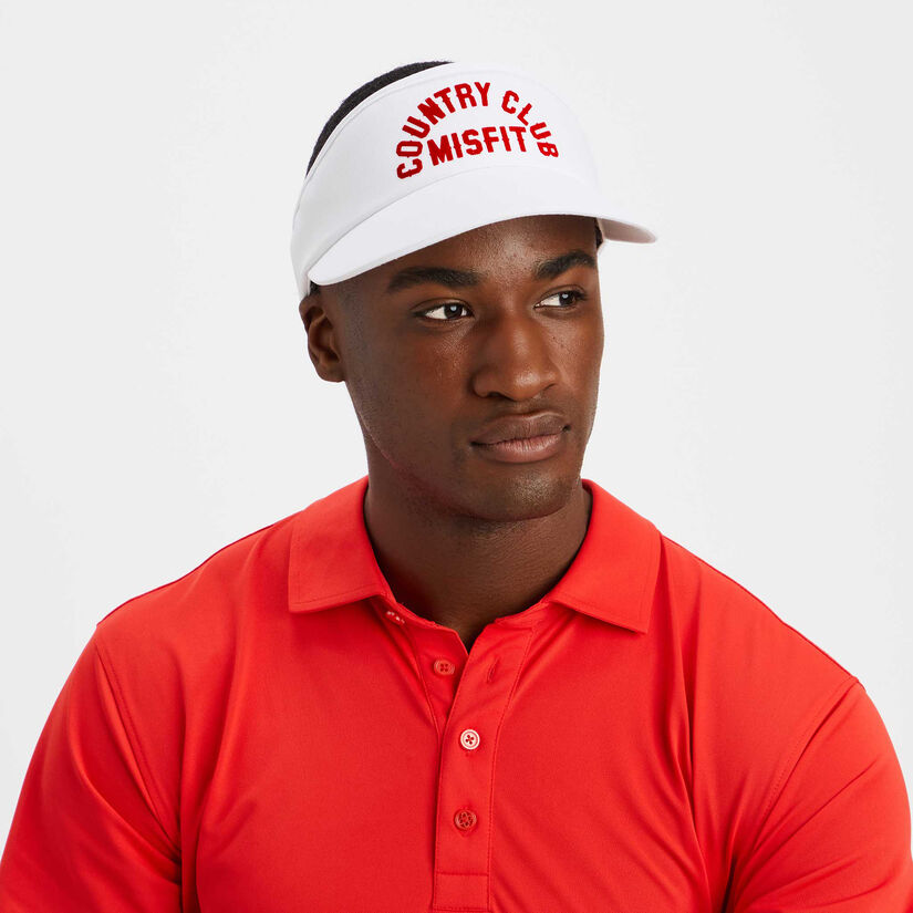 COUNTRY CLUB MISFIT STRETCH TWILL VISOR image number 6