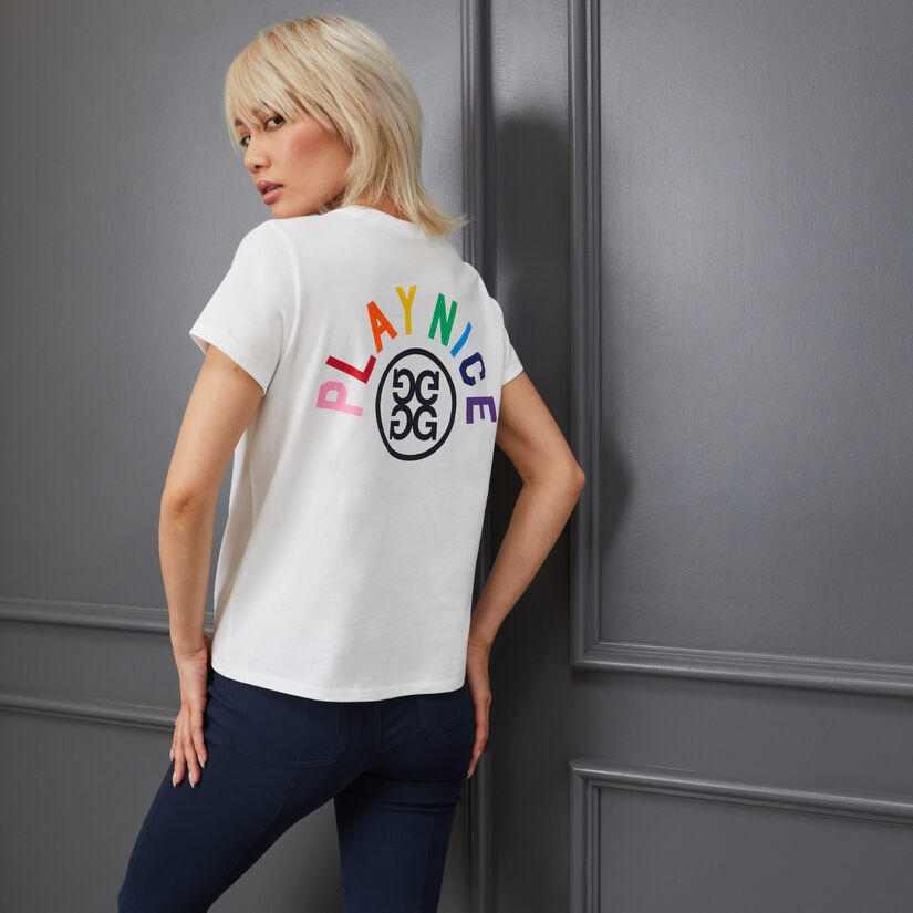 PLAY NICE COTTON TEE image number 2
