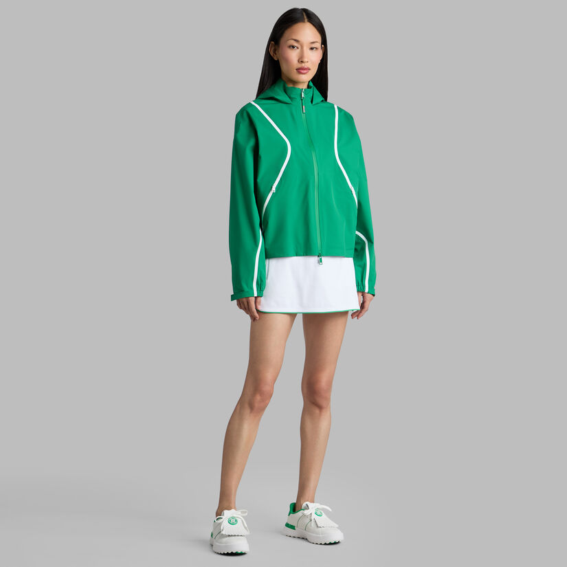 PANELED WATER REPELLENT HOODED JACKET image number 3