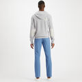 WAFFLE STITCH HOODED MERINO WOOL SLIM FIT PULLOVER image number 5