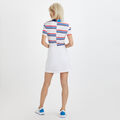 OFFSET STRIPE LIGHTWEIGHT TECH JERSEY POLO image number 5