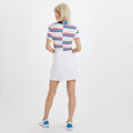 OFFSET STRIPE LIGHTWEIGHT TECH JERSEY POLO image number 5