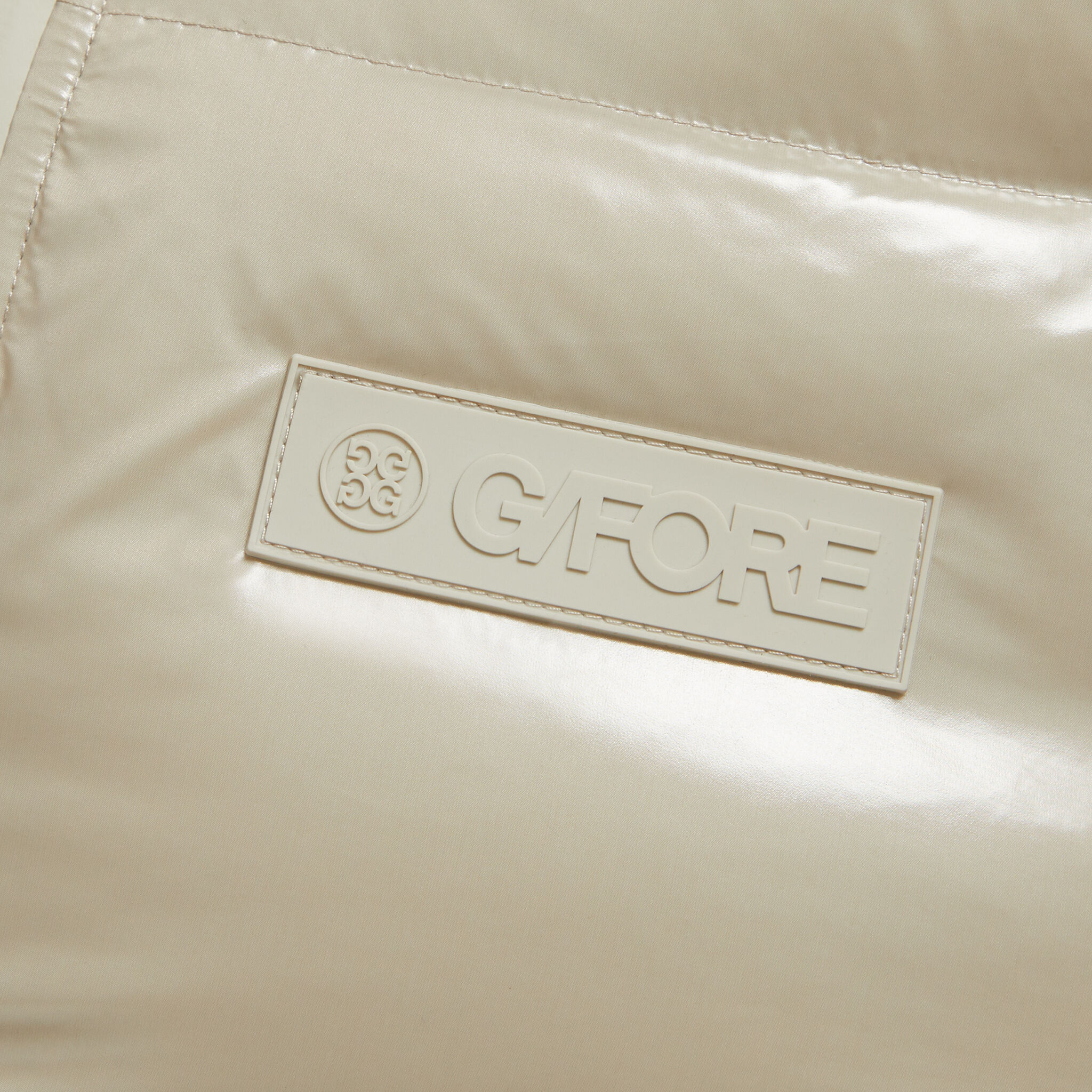 CIRCLE G'S COATED NYLON QUILTED PUFFER GILET – G/FORE
