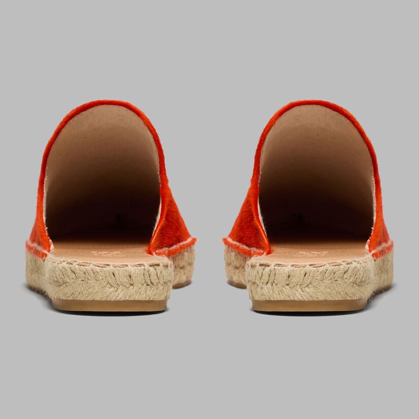 WOMEN'S METAL TEES PONY HAIR ESPADRILLE image number 5