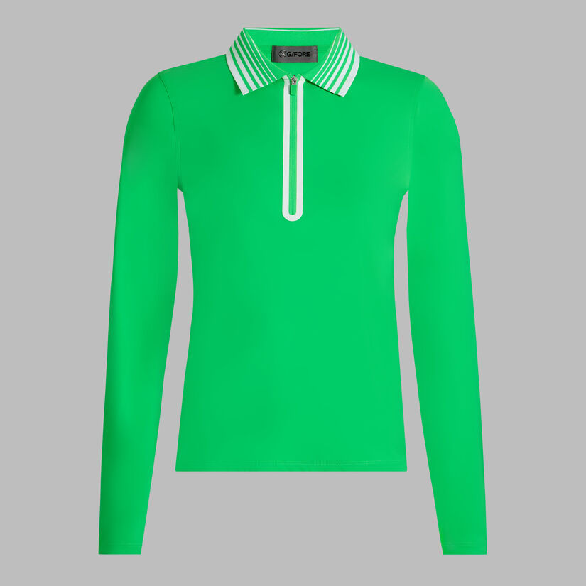 SILKY TECH NYLON QUARTER ZIP POLO | WOMEN'S PULLOVERS & QUARTER-ZIPS |G ...