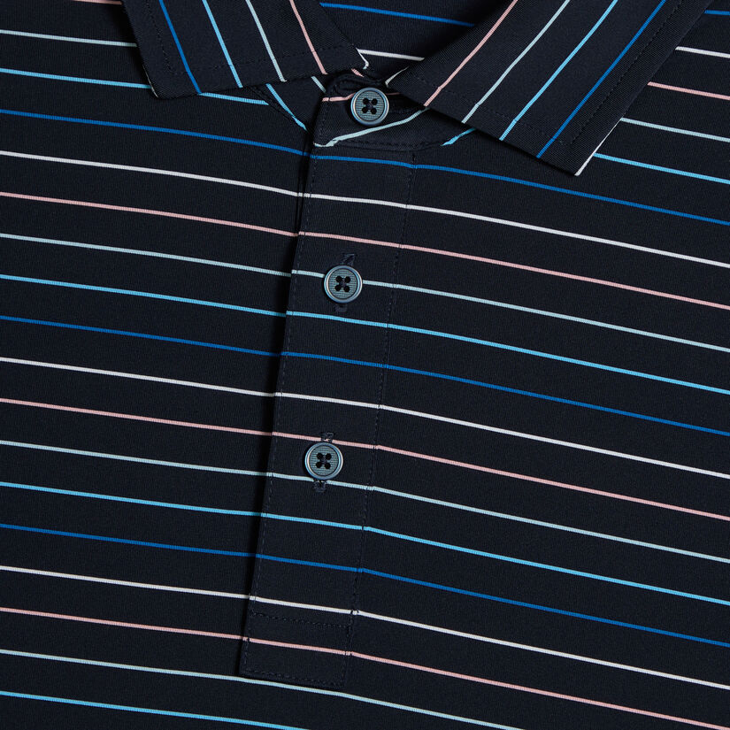 MULTI STRIPE TECH JERSEY POLO image number 5