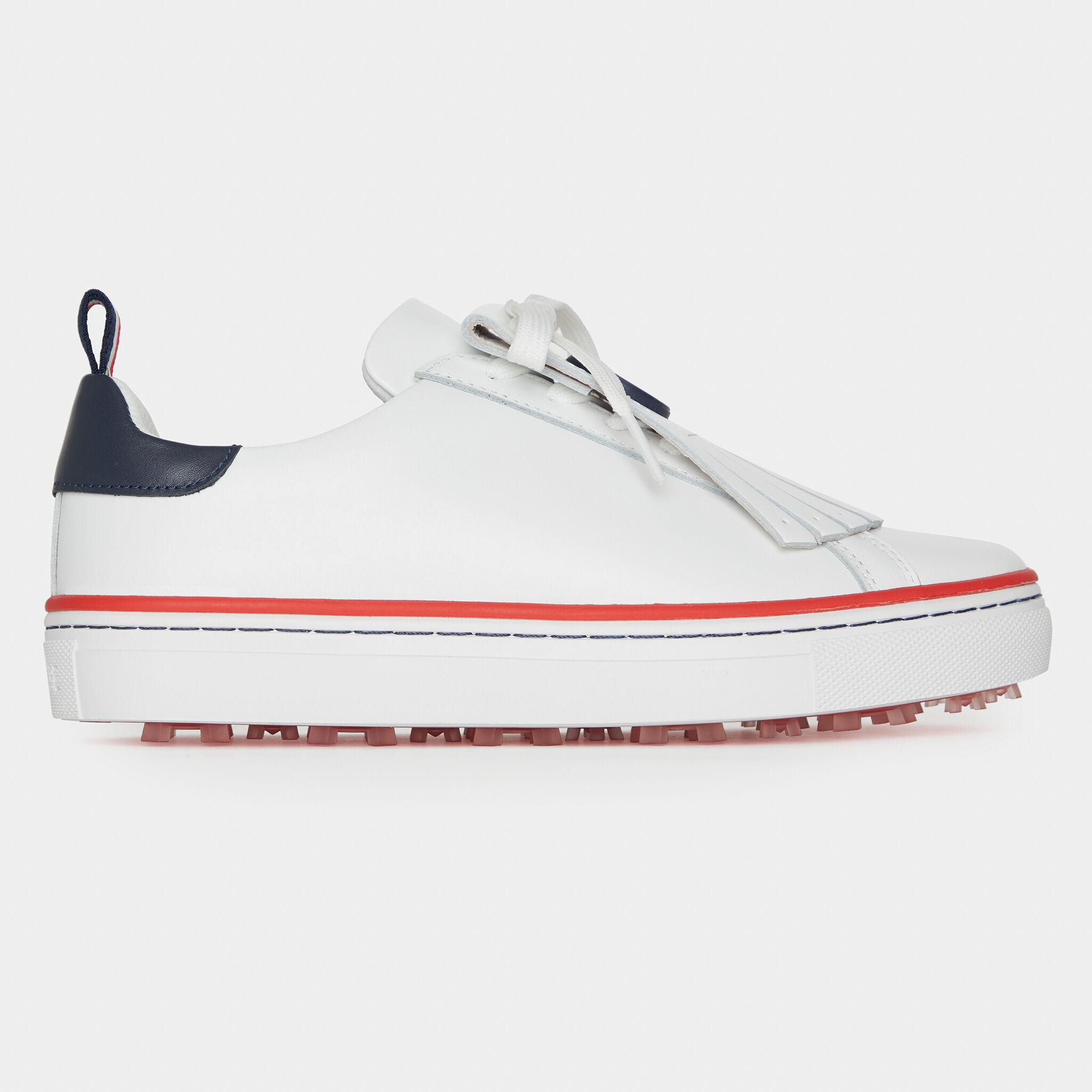WOMEN S DURF PEBBLE LEATHER CONTRAST ACCENT KILTIE GOLF SHOE G FORE