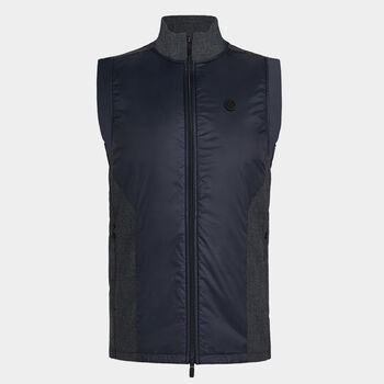 GLEN PLAID TRACK GILET