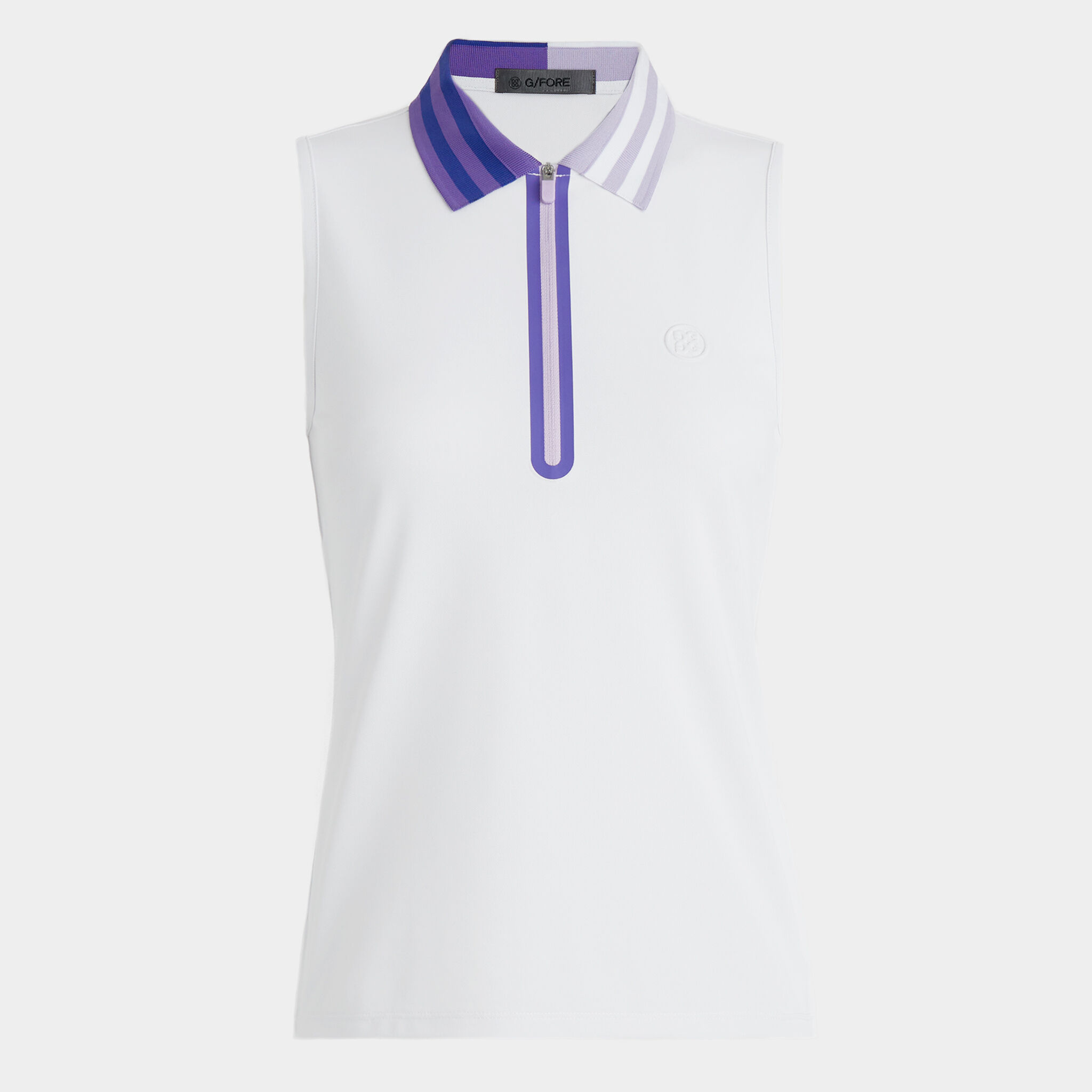 Pique sleeveless polo shirt hotsell