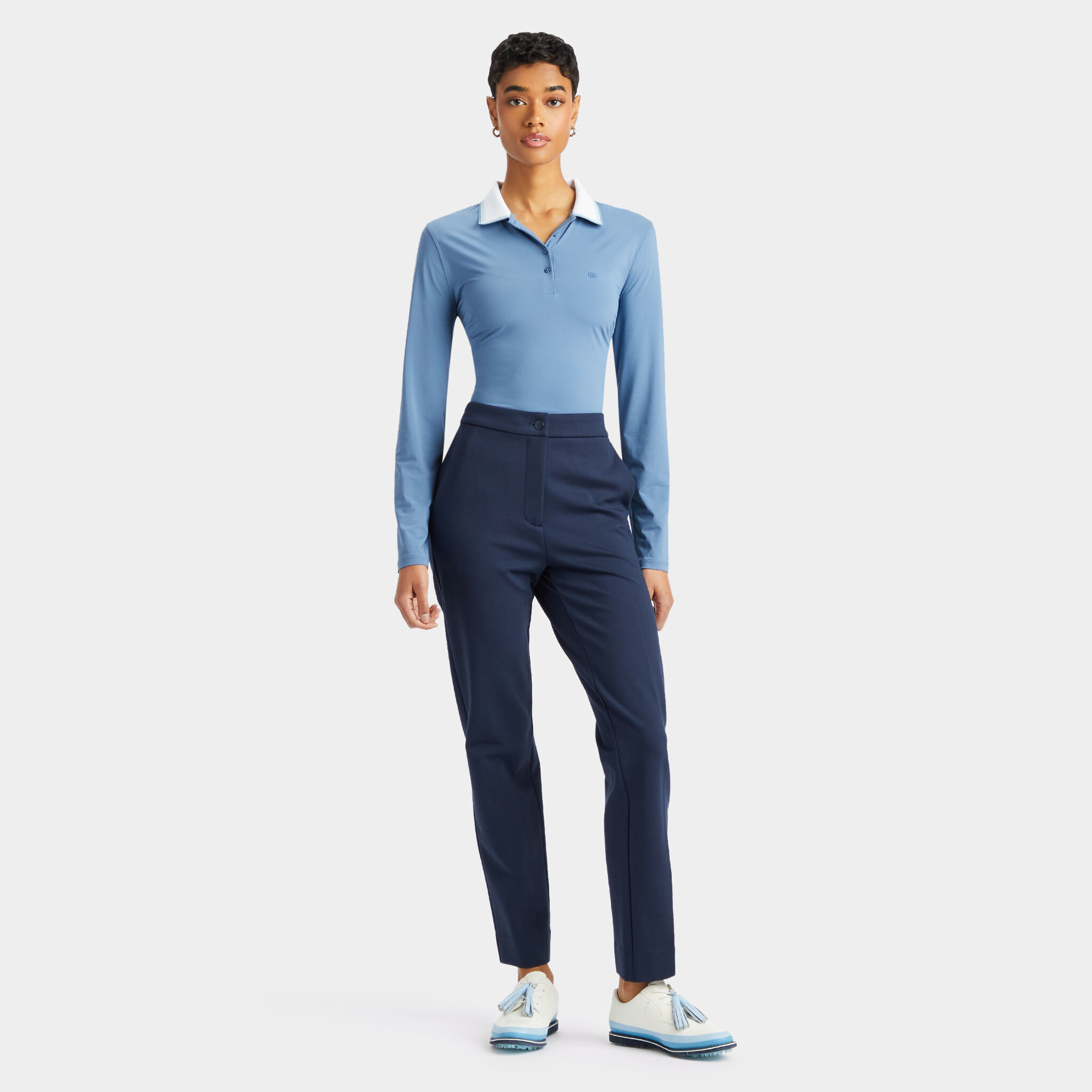 Long sleeve polo best sale formal for womens